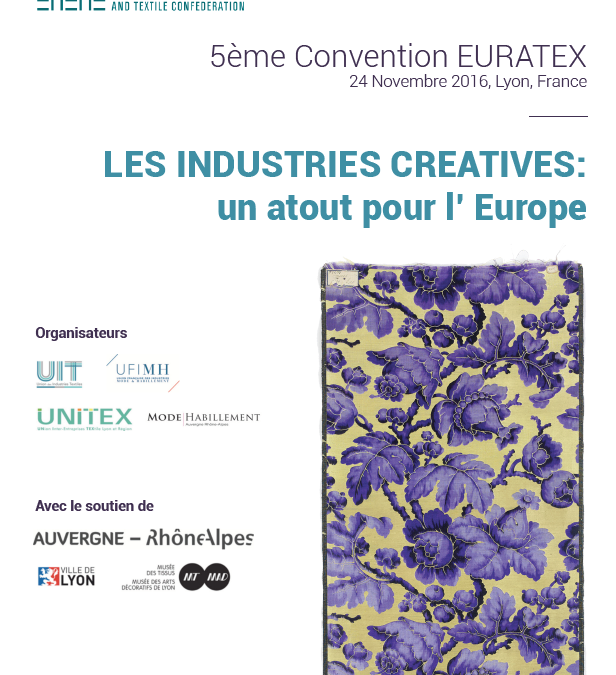 5ème Convention d’Euratex à Lyon le 24 novembre 2016